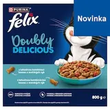 FELIX Doubly Delicious s lahodnou kombináciou lososa a morských rýb, bohaté na cviklu 800 g