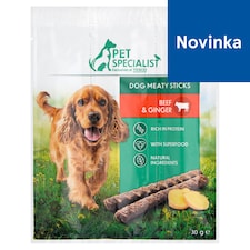 Pet Specialist Mäsová tyčinka s hovädzinou a zázvorom 3 x 10 g (30 g)