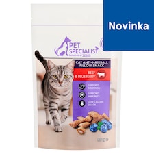 Pet Specialist Maškrta s kuracinou, hovädzinou, čučoriedkami a mliekom 60 g