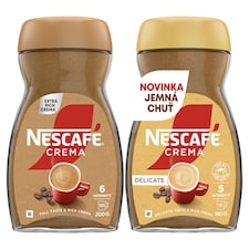NESCAFÉ Crema Delicate, rozpustná káva s bohatou penou a jemnou kávovou chuťou 180 g