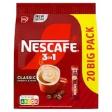 NESCAFÉ 3in1 Classic, instantná káva, 20 vrecúšok x 15,5 g (310 g)
