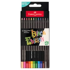 Faber-Castell Black Edition farebné pastelky 12 ks