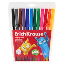 Erich Krause Jolly Friends umývateľné fixky 12 ks