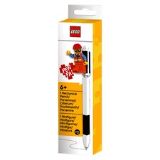 Lego Pen Pal čierna mechanická ceruzka s minifigúrkou