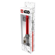 Lego Star Wars Červené gélové pero v tvare svetelného meča s klipom