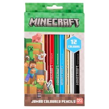 Minecraft Farebné ceruzky 12 ks