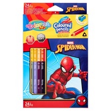 Colorino Kids Marvel Spider-Man farebné ceruzky 24 ks