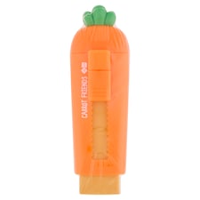 Carrot Friends guma v tvare mrkvy s tlačidlom a ťahom