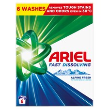 Ariel Alpine Fresh Prášok na pranie 330g, 6 praní