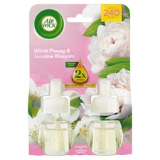 Air Wick Tekutá náplň do elektrického prístroja pivónia a jazmínový kvet 2 x 19 ml