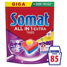 Somat All in 1 Extra Lemon & Lime tablety do umývačky riadu 85 ks 1275 g