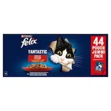 FELIX Fantastic Multipack s hovädzím, kuraťom, kačicou, jahňacím 44 x 85 g