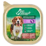 Pet Specialist Kompletné krmivo pre dospelé psy paštéta s morčacinou a teľacinou 300 g