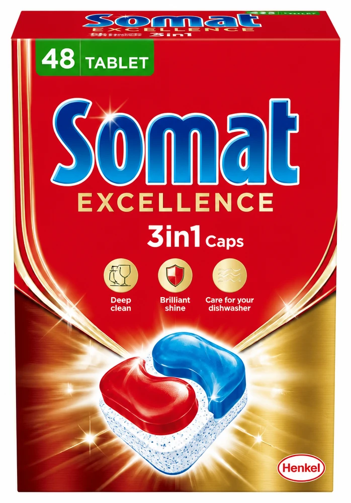 Somat Excellence 3 in 1 tablety do umývačky riadu 48 ks