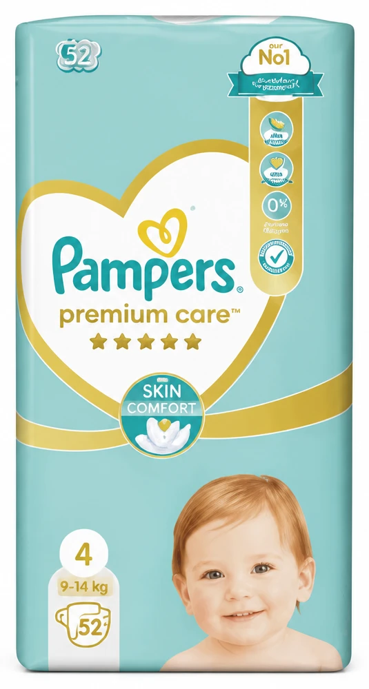 Pampers Premium Care 4 (9 – 14 kg) plienky