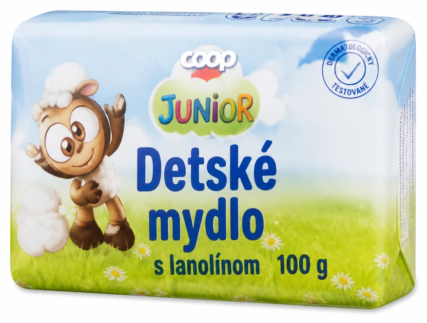 Junior Detské mydlo s lanolínom