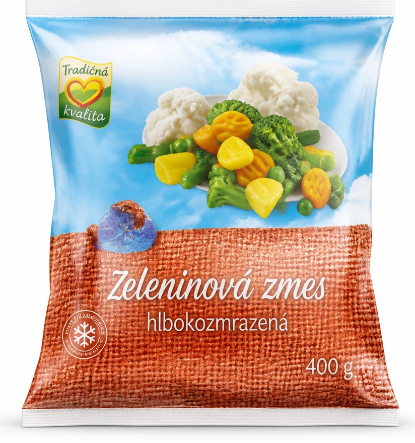 Tradičná kvalita Zeleninová zmes hlbokozmrazená