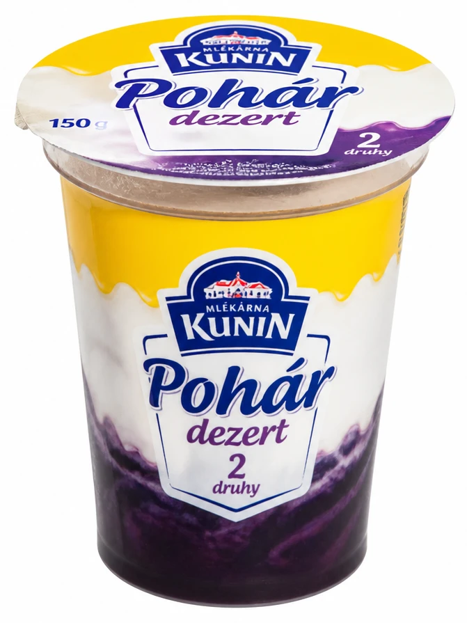 Pohár dezert 2 druhy