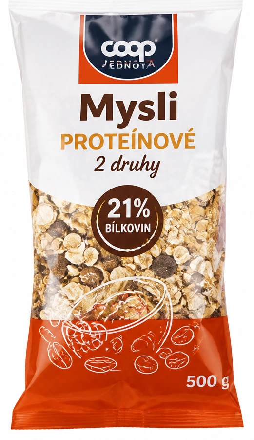 Mysli proteínové 2 druhy