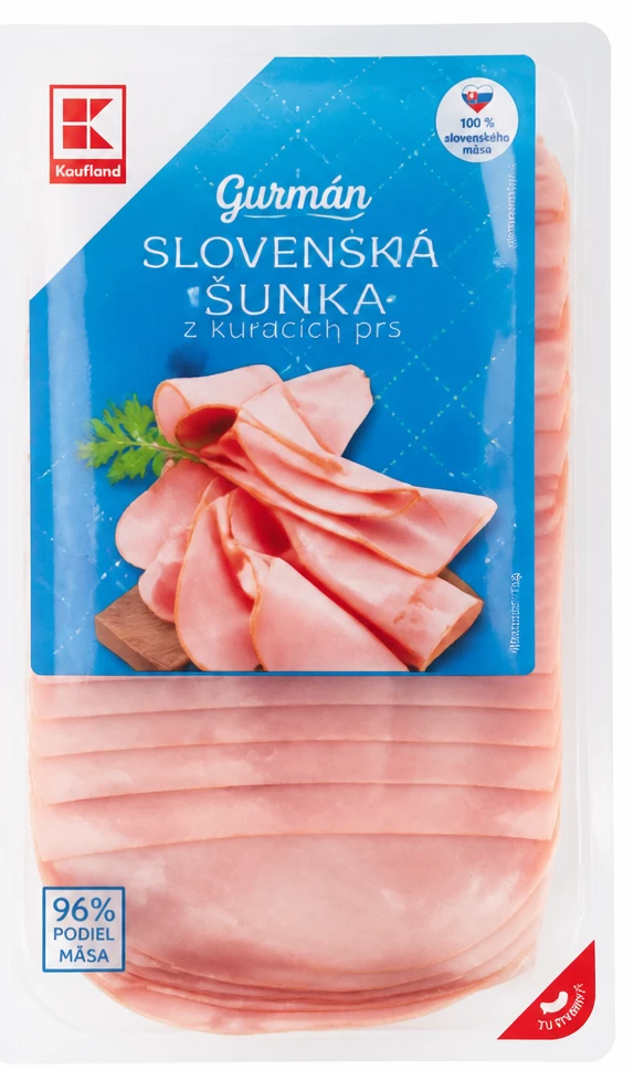 Gurmán slovenská šunka z kuracích prs