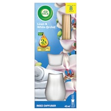 Air Wick Vonné tyčinky - Bielizeň a biela orchidea 42 ml