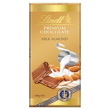 Lindt Mléčná čokoláda s plátkami mandlí 100 g