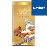 Lindt Mléčná čokoláda s plátkami mandlí 100 g