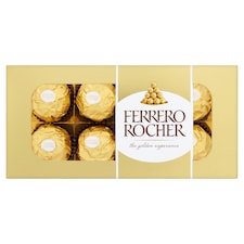 Ferrero Rocher Oblátky poliate mliečnou čokoládou s drvenými lieskovcami 100 g