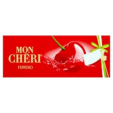 Ferrero Mon Cherri čokoládové bonbóny plnené celou čerešňou v likéri 105 g