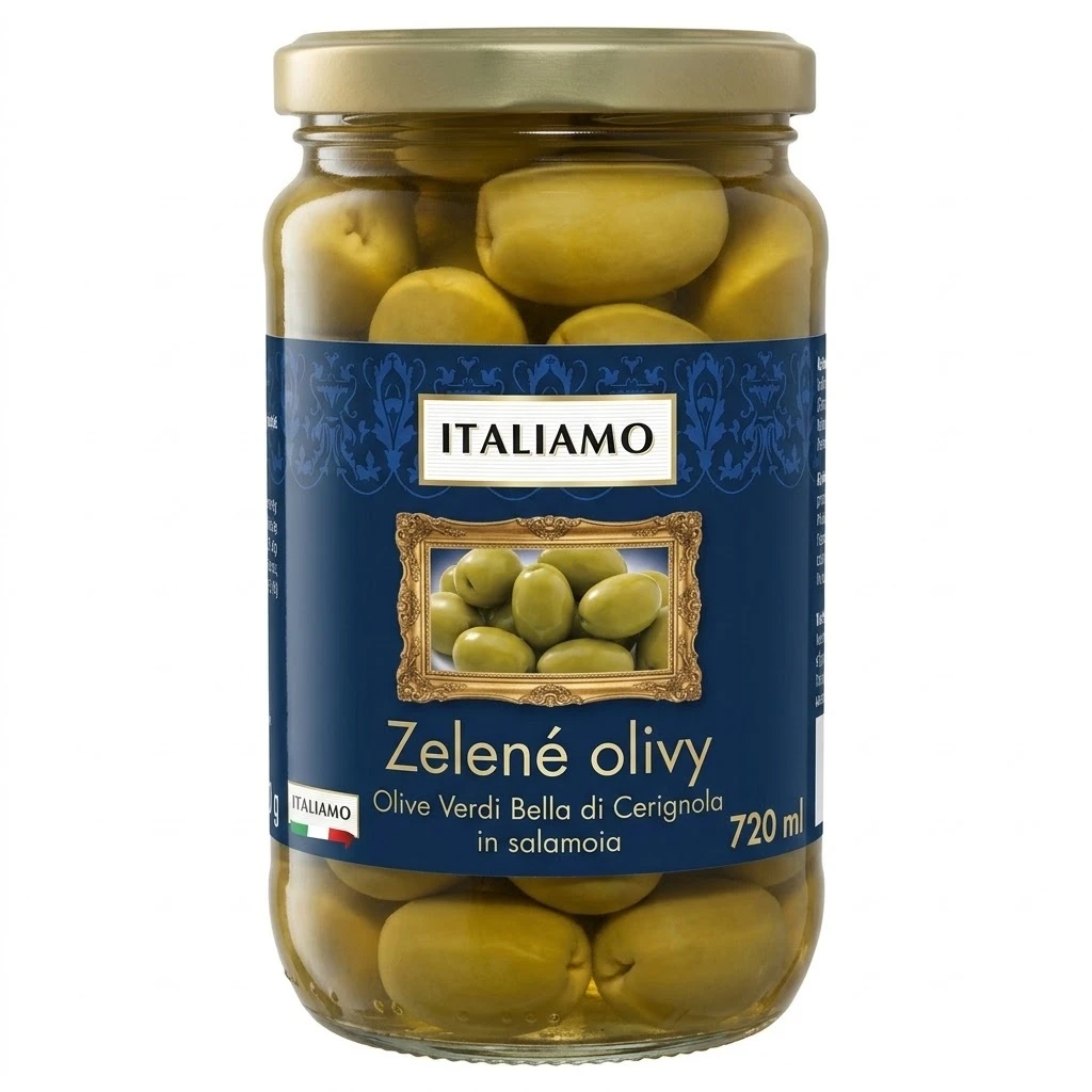 Zelené olivy