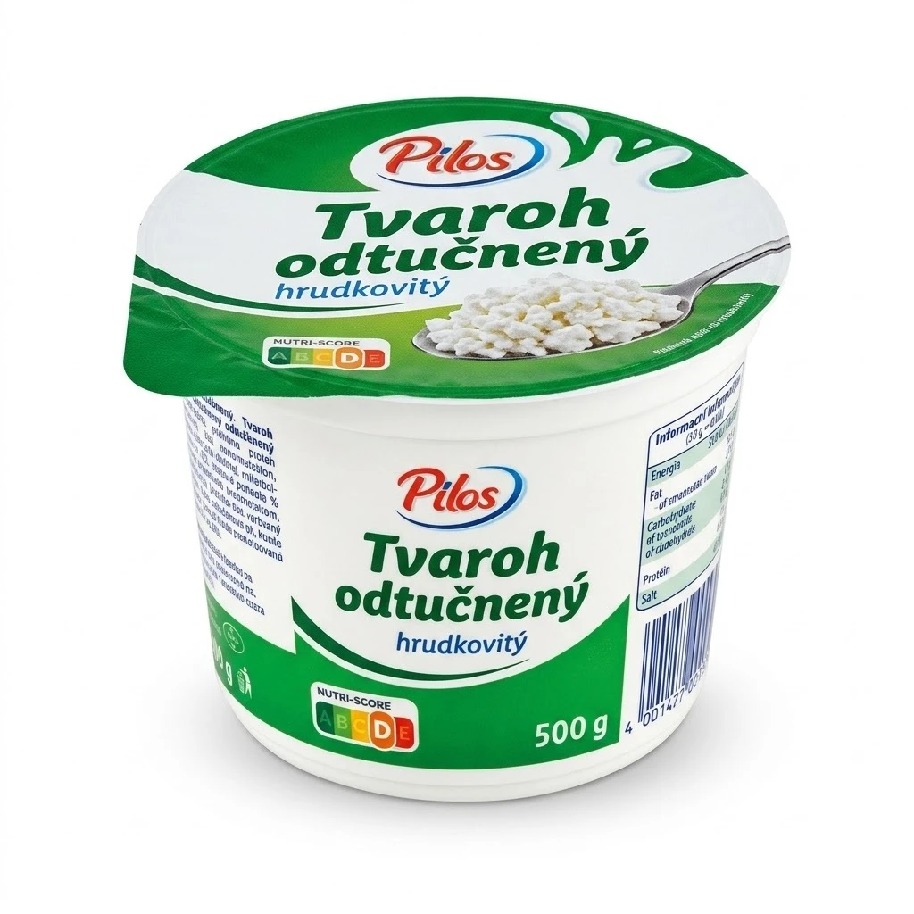 Tvaroh odtučnený hrudkovitý