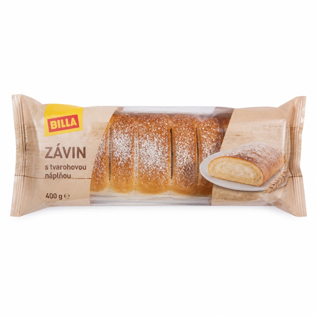 BILLA ZÁVIN S TVAROH.NÁPL. 400G