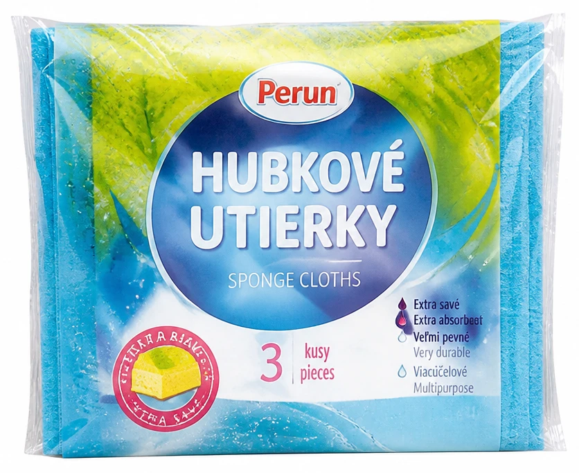 Perun Hubkové utierky 3 ks