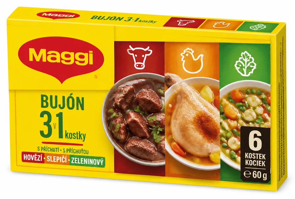 Maggi bujón 3 l 3 druhy
