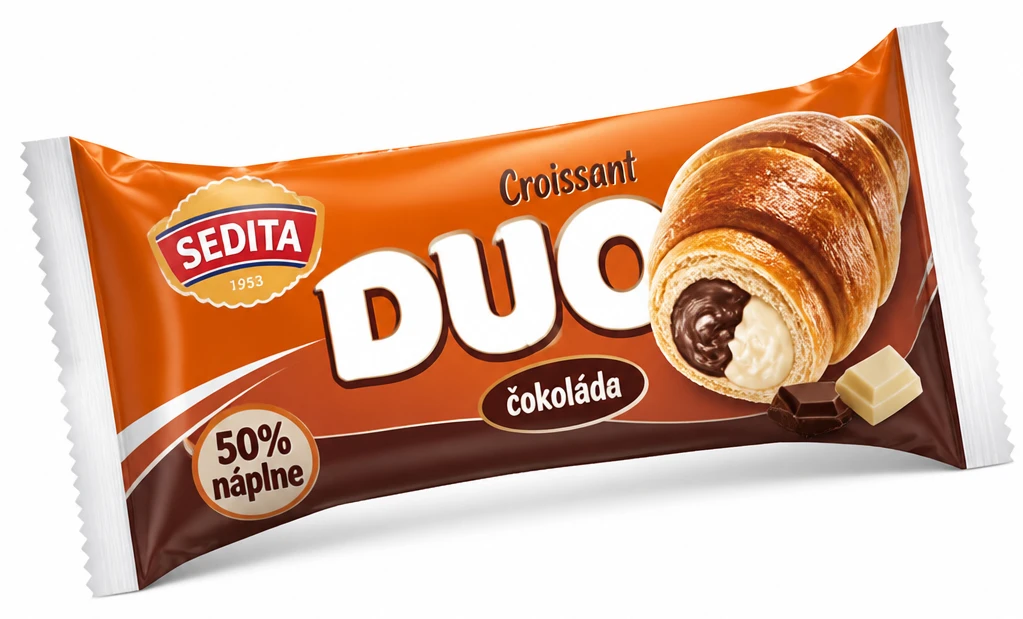 Sedita Croissant duo čokoláda