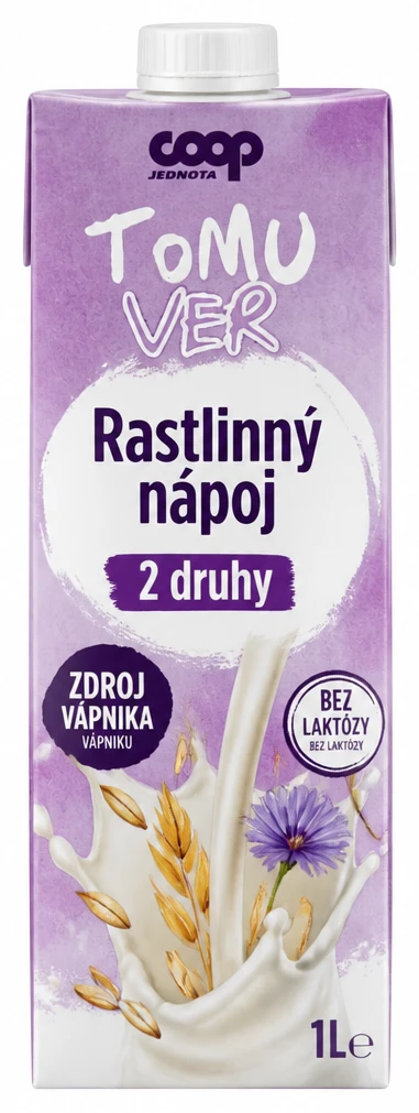 TOMU VER Rastlinný nápoj 2 druhy