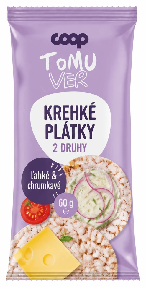 TOMU VER Krehké plátky 2 druhy