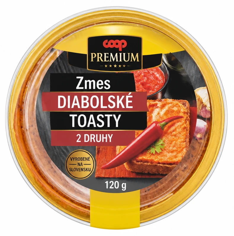 Zmes diabolské toasty 2 druhy
