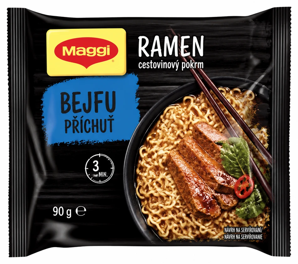 Maggi Ramen cestovinový pokrm 2 druhy