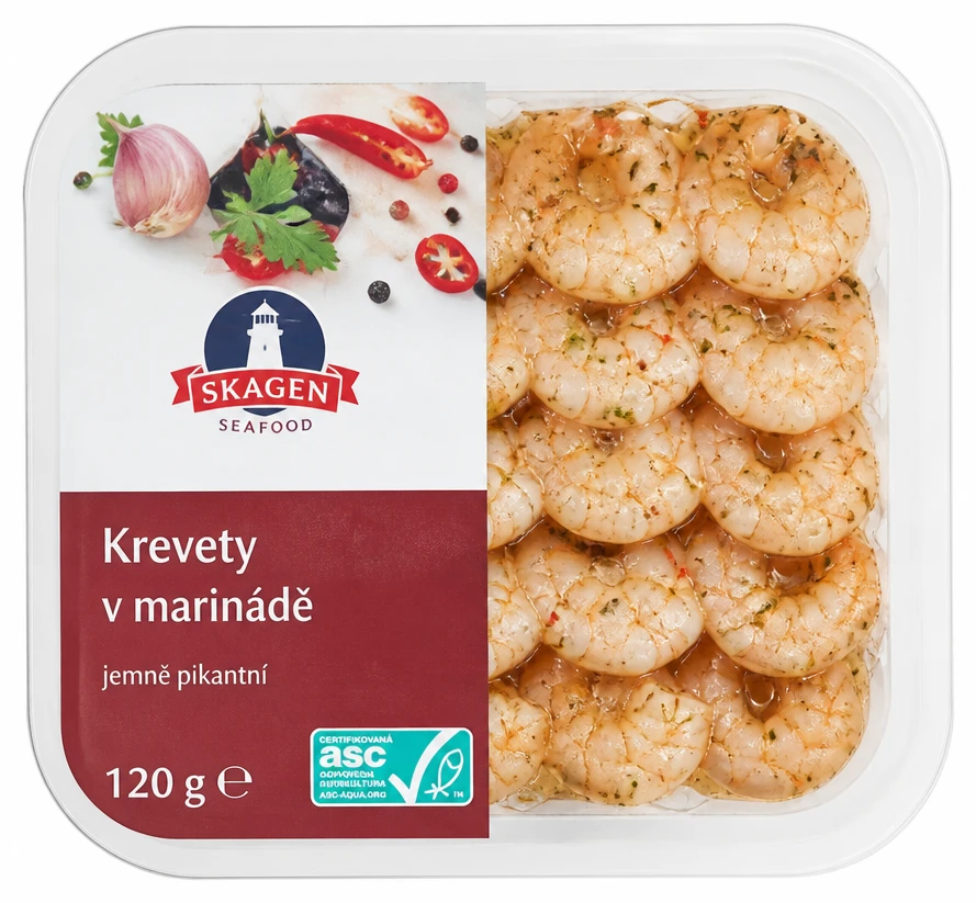 Krevety v marináde