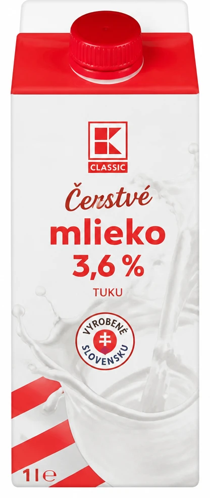 Čerstvé mlieko 3,6 %