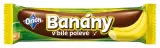 Banány v bielej poleve