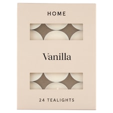 Home Vanilla vonné čajové sviečky 24 x 8,3 g