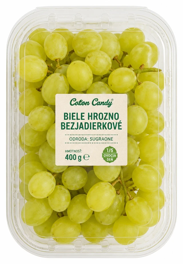 Biele hrozno bezjadierkové