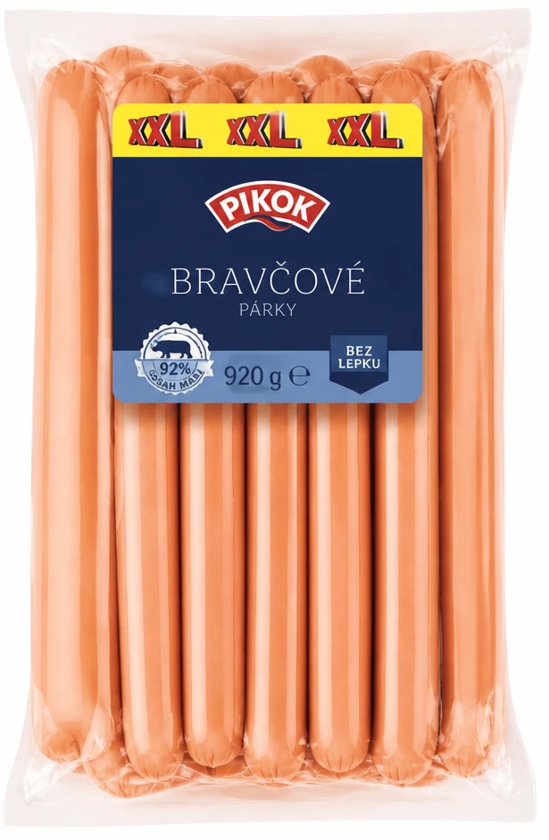 Bravčové párky XXL