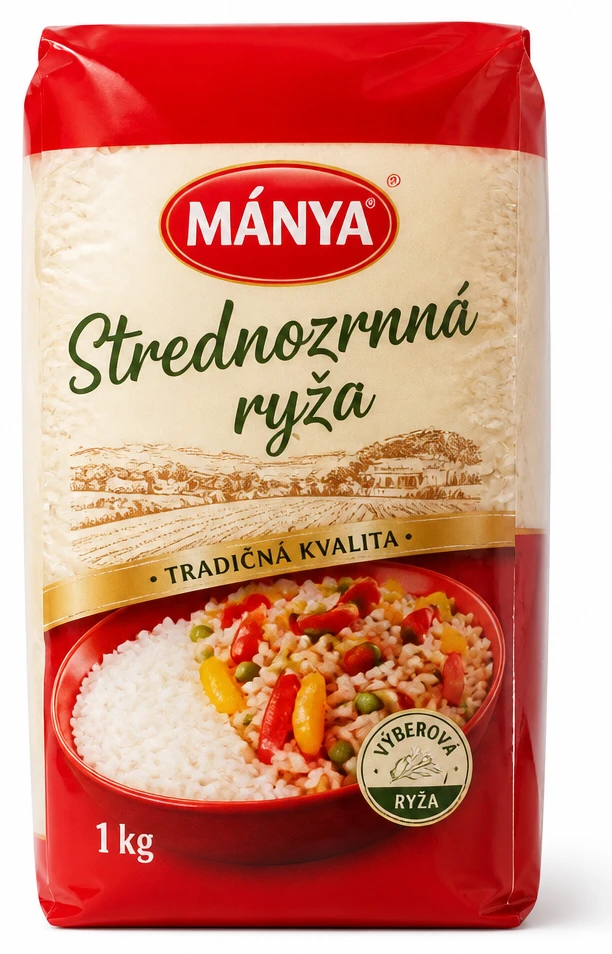 Mánya Strednozrnná ryža