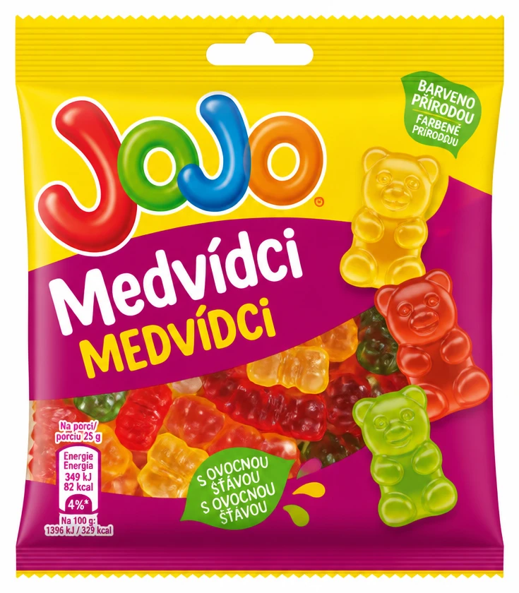 Jojo cukríky 2 druhy