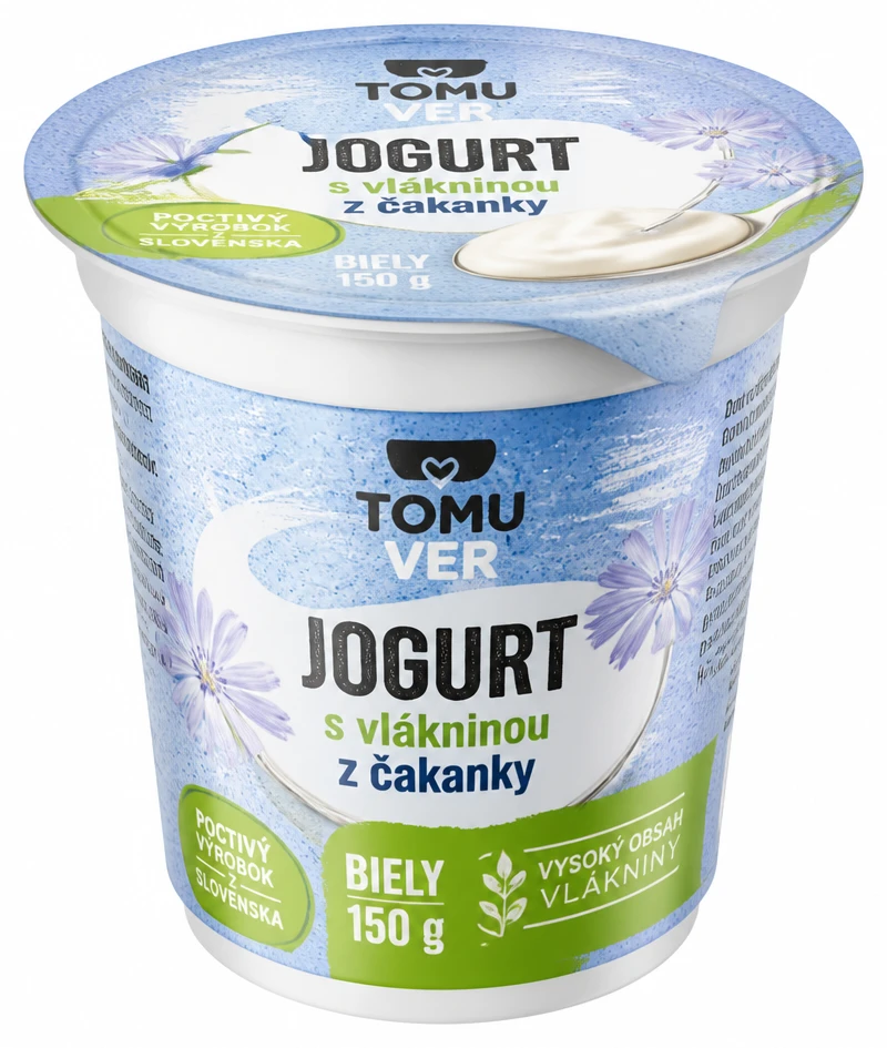 TOMU VER Jogurt s vlákninou z čakanky 2 druhy