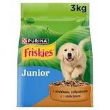 Friskies Junior granule pre šteniatka morka s mliekom, zelenina 3 kg