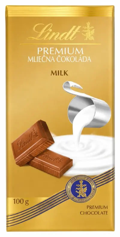 Lindt Premium mliečna čokoláda